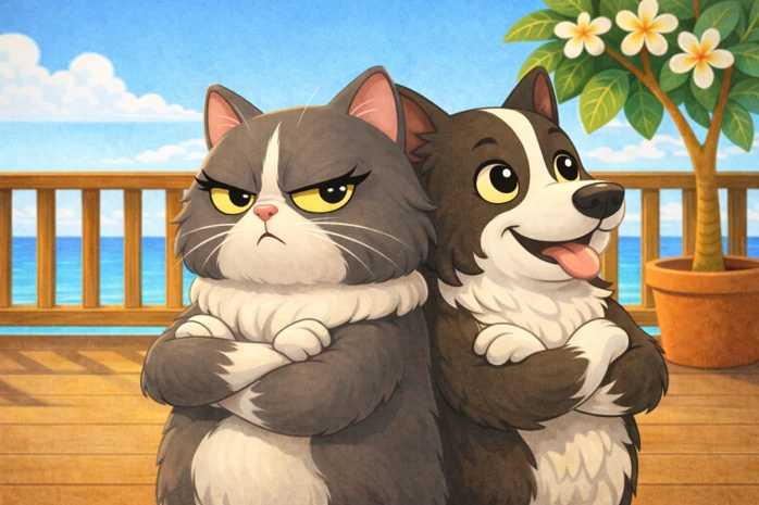 Marie-Joëlle et Charlie forment une alliance contre Pablo dans une histoire pour enfants de Plume de Virginie.