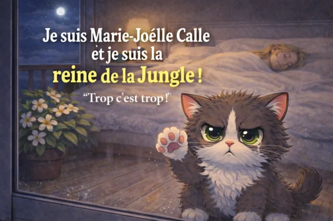 Marie-Joëlle Calle, reine de la jungle, dans l’histoire Trop c’est trop
